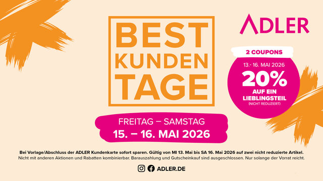 Adler Bestkundentage